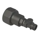 IBC ball valve S60x6 female thread to male thread 3/4" PP