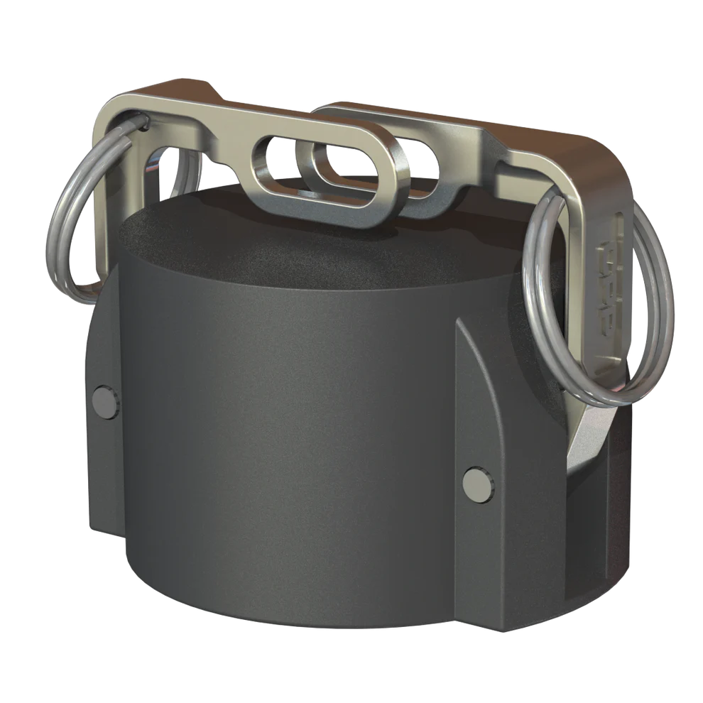 [109028] Verschlussdose für Camlock Stecker Typ DC 2" abschließbar PP