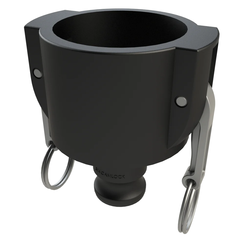 Camlock socket on plug PP