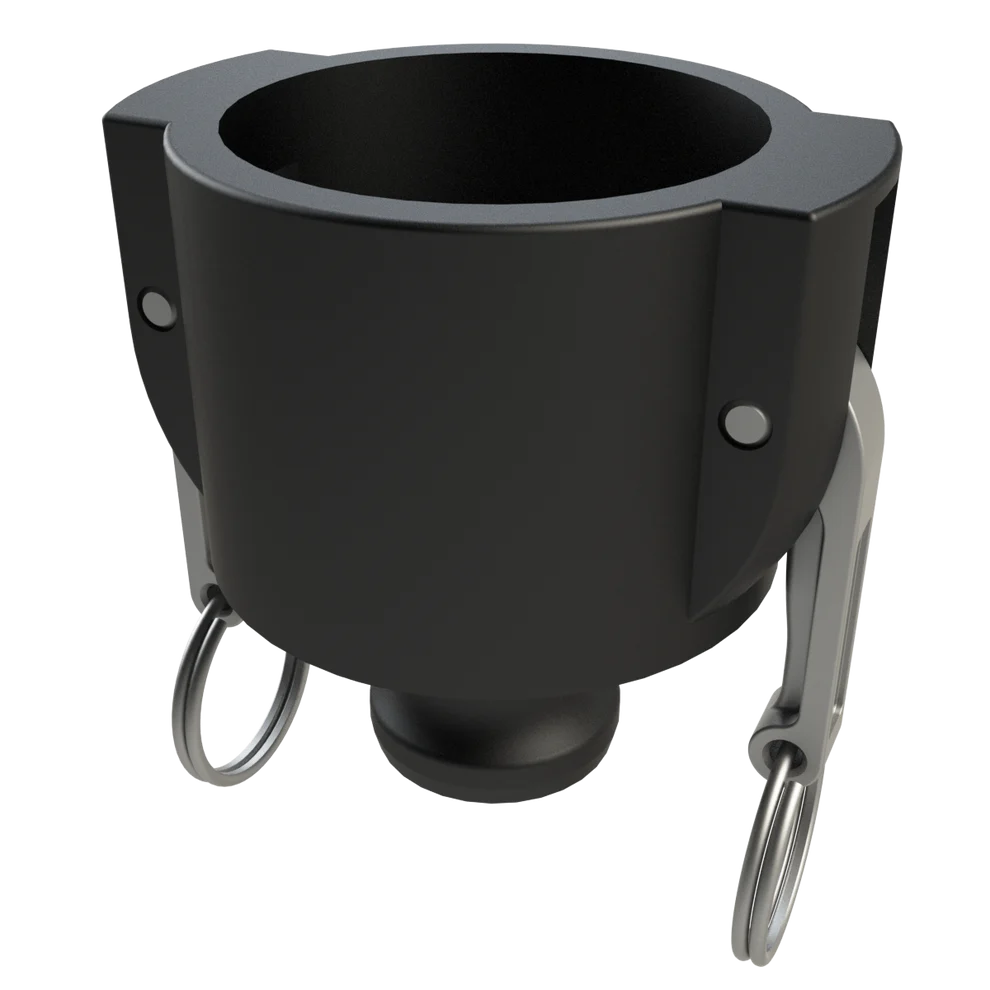 Camlock Dose 2" auf Stecker PP