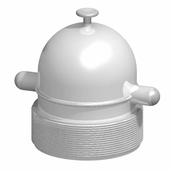 Dust cap for female threads PP lugged