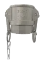 Camlock socket BSPP female thread type D DIN stainless steel