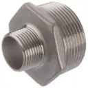 Reducing nipple, external thread, stainless steel