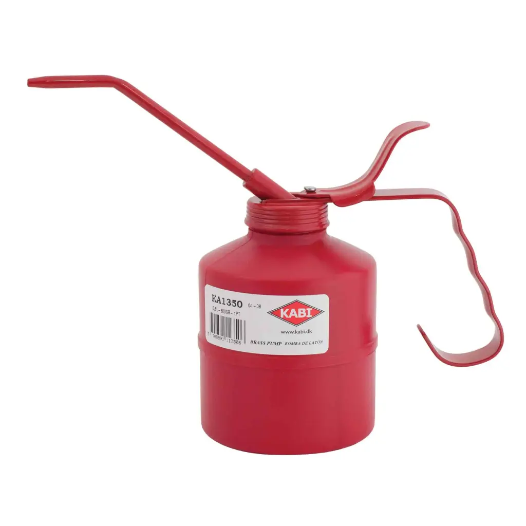 Ölkanne mit Stahlauslauf aus PE