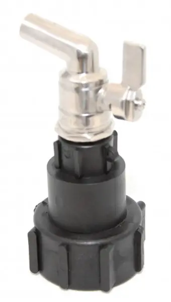 [101428] IBC tap tank connection stainless steel / PP (S60x6)