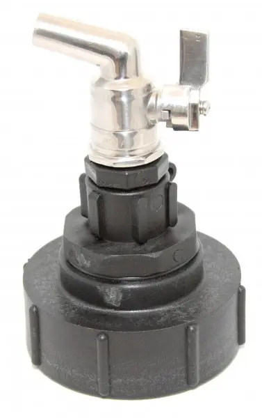 IBC tap tank connection stainless steel / PP