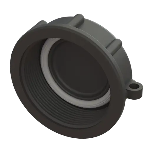 [101714] Cap with 2" NPS fine thread