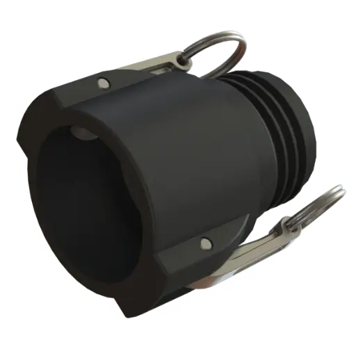 Camlock connector 2" to S60x6 external thread PP