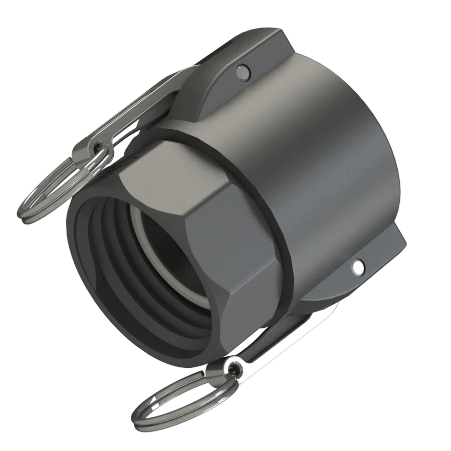 Camlock connector 2" to S60x6 female thread PP