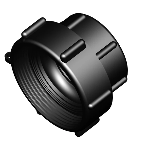 [101237] IBC Adapter 2" BSP Innengewinde auf M80x3 Innengewinde PP