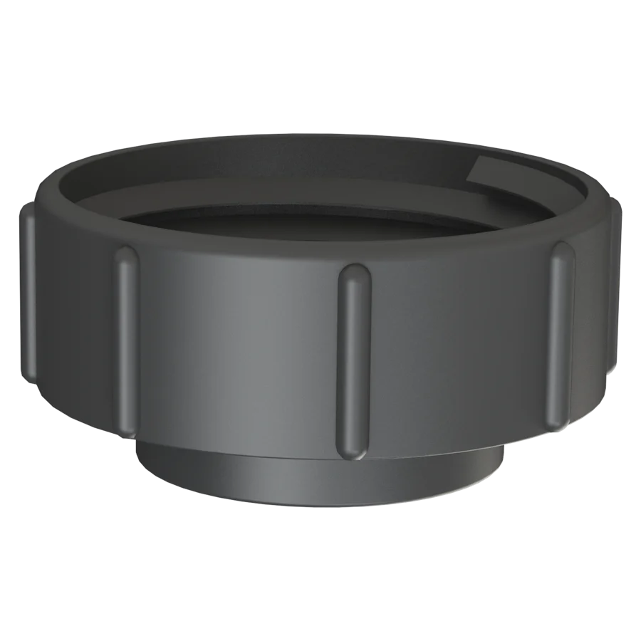 [101895] IBC Adapter S100x8 Innengewinde auf 2" NPT Außengewinde PP