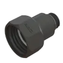 IBC adapter S60x6 to 1" male thread swivel joint PP