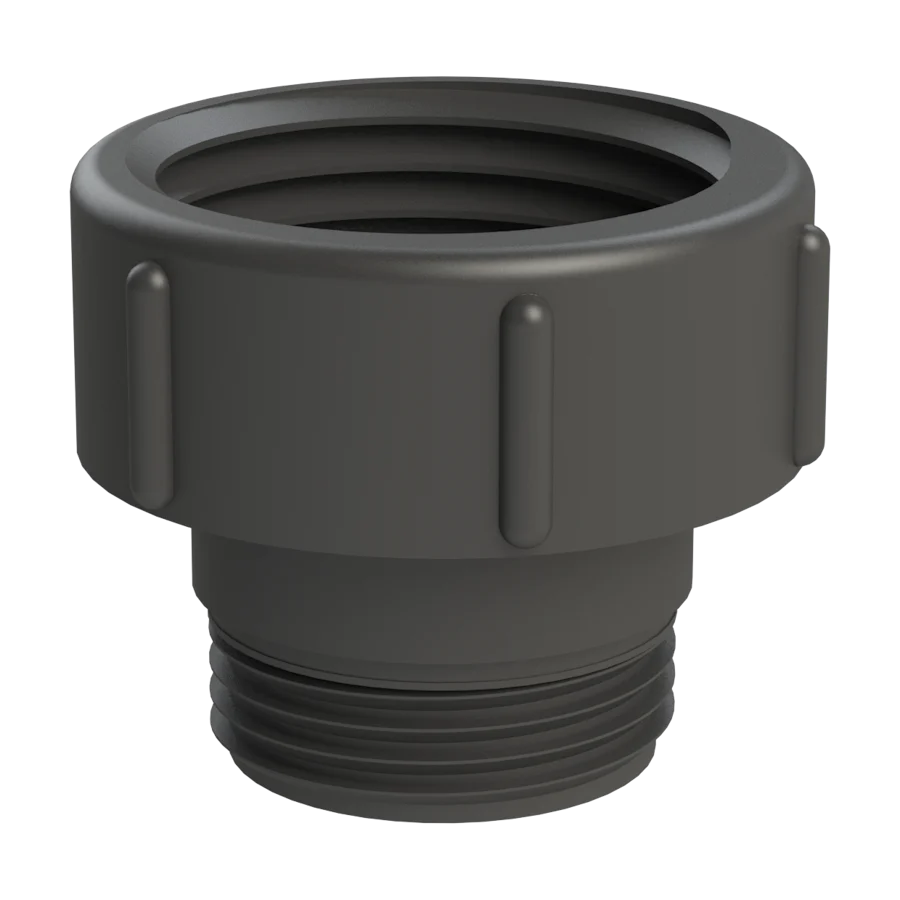 [100937] IBC adapter S75x6 female thread to S60x6 male thread PP