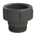 IBC adapter S75x6 female thread to S60x6 male thread PP