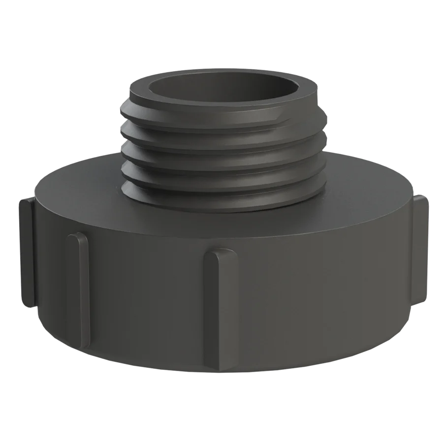 [100669] IBC Adapter S100x8 Innengewinde auf  S60x6 Außengewinde PP