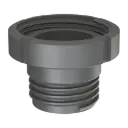 IBC adapter S60x6 male thread to RD 78 female thread PP