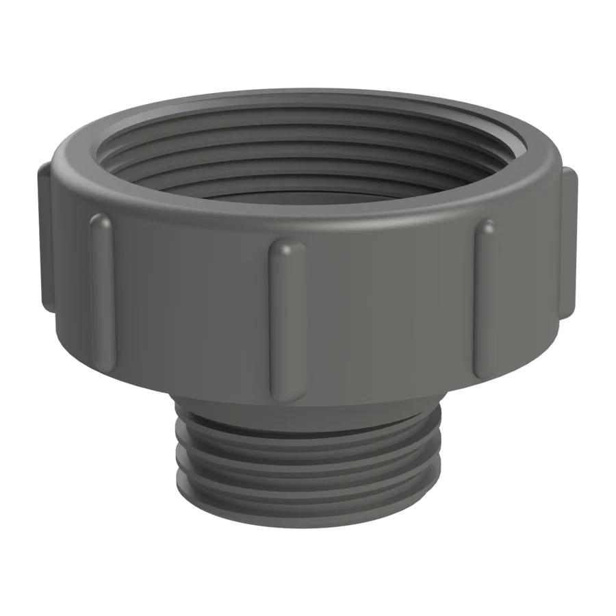 [101397] IBC Adapter S92x4 Innengewinde auf S60x6 Außengewinde PP