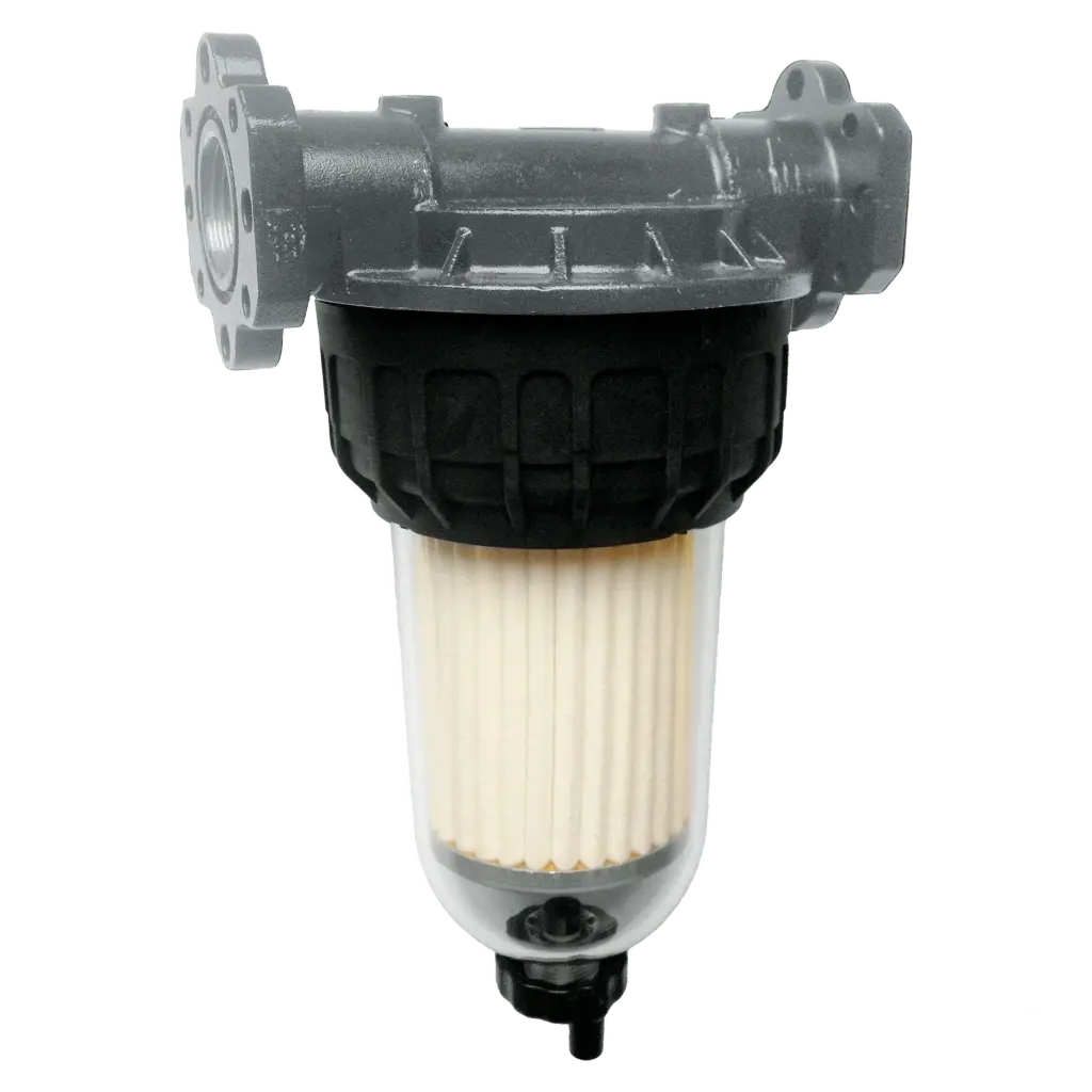 Sight glass filter for diesel with water separator | M+B Fluid Technology